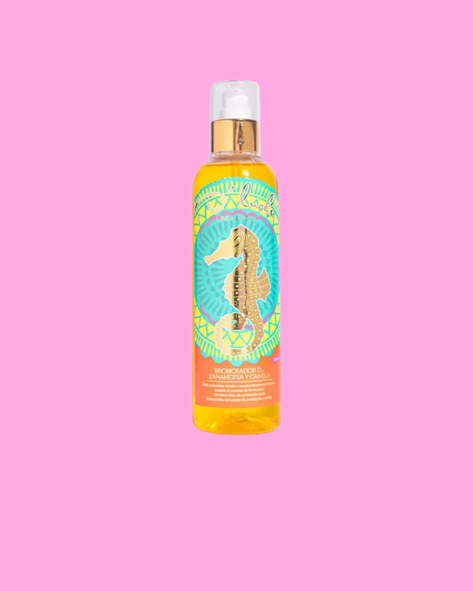 Aceite bronceador zanahoria y canela