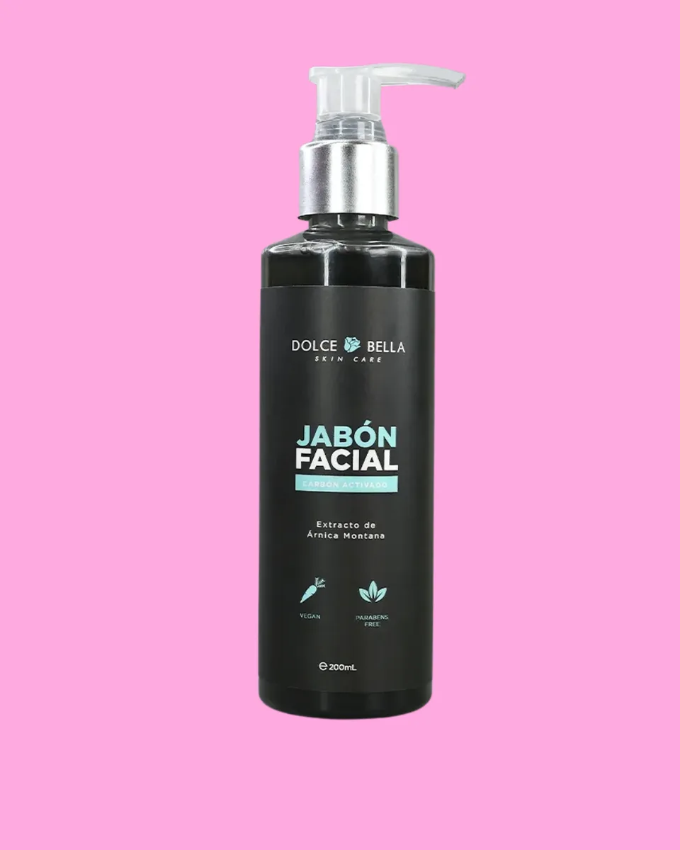 Jabon liquido de carbon activado