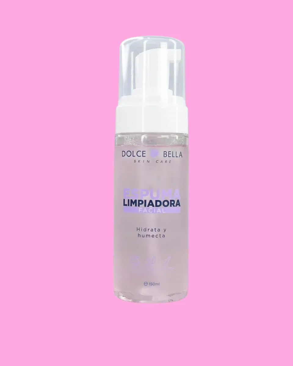 Espuma limpiadora facial